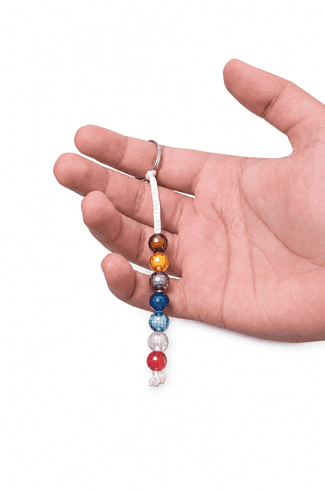 7 Beats Hajj & Umrah Tawaf Tasbeeh — Acrylic Beads / Nylon Thread